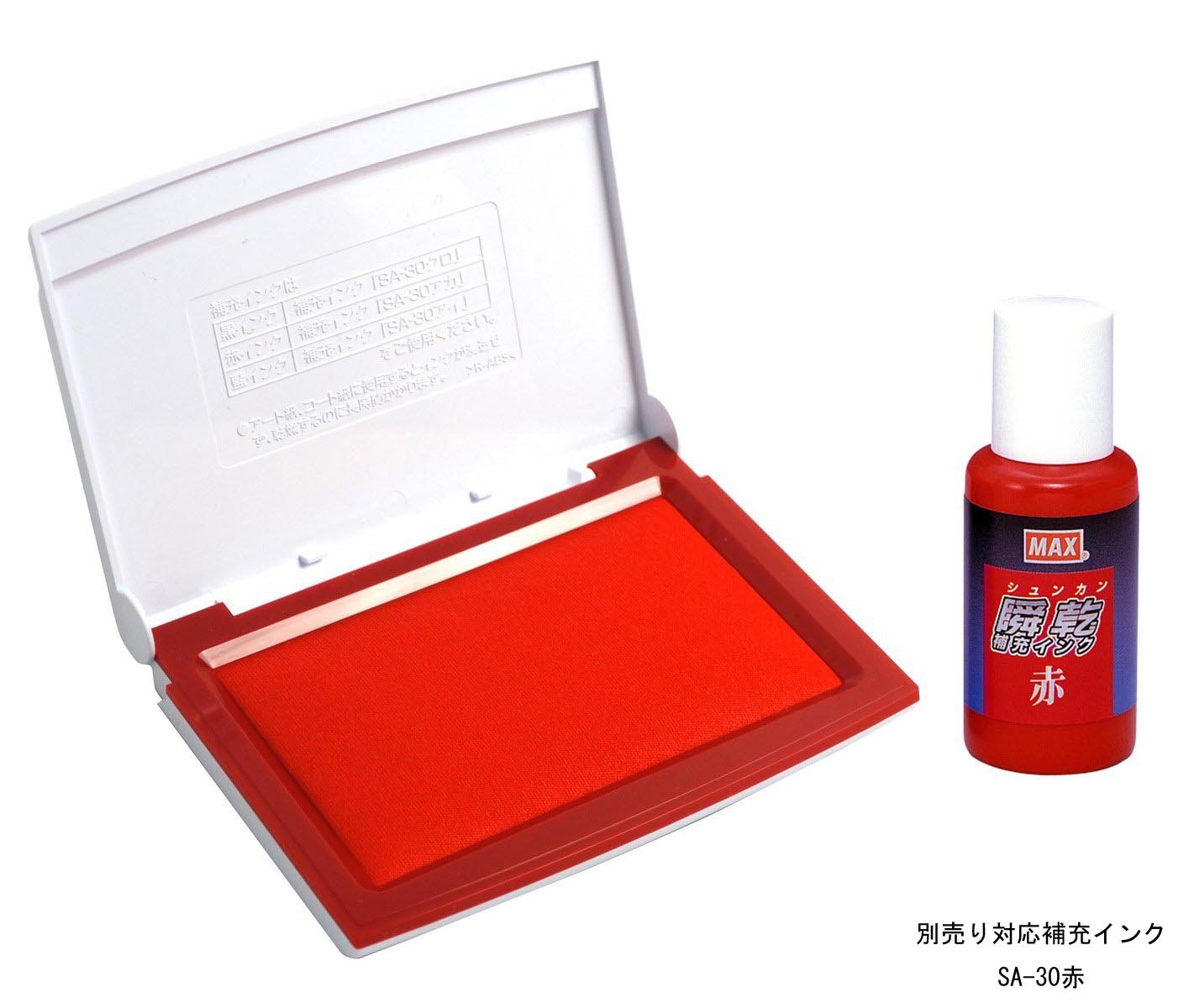 Max instantaneous dry red stamp pad SA-302SE (japan import)