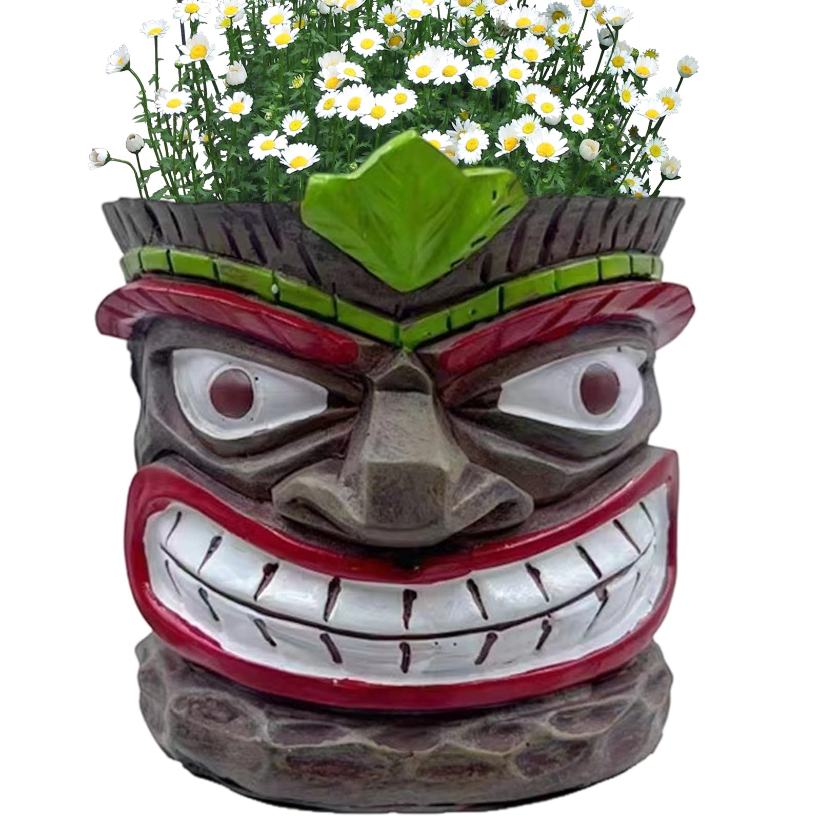 Jardinera artística de resina para bonsái en decoración de hogar y césped