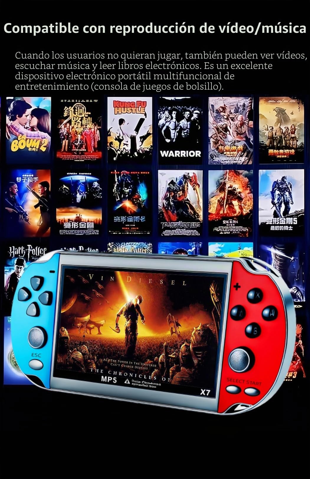 4,5 Pulgadas Consola de Juegos Retro Múltiples Simuladores 3000 Juegos Gratis Integrados Compatible con Video/Música Juguetes Portátiles Juegos Electrónicos de Viaje Regalos para Niños