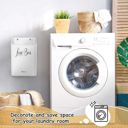 Miniatura 4 de Sealegend Cubo de pelusa magnético para secadora para cuarto de lavado