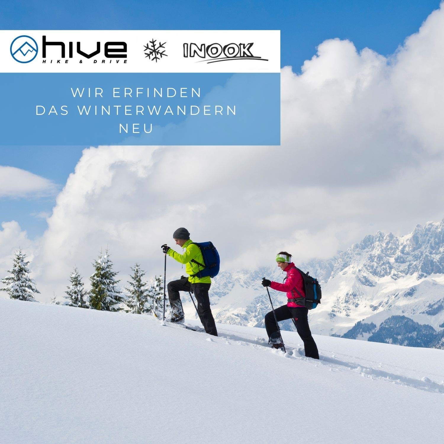 INOOK - Racchette da neve per bambini, misura EU 26-33, con supporto per cavalletto, set di racchette da neve per bambini, misura regolabile individualmente e molte funzioni brevettate
