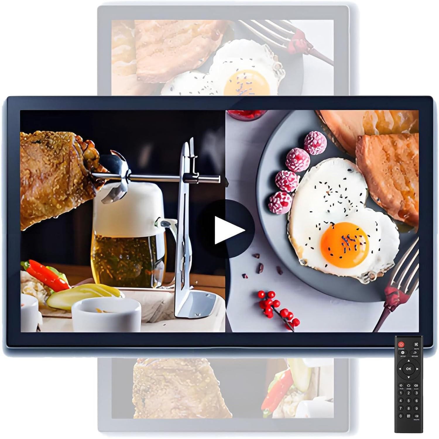 Wyświetlacz Digital Signage witryn sklepowych, wiszący ekran reklamowy LCD