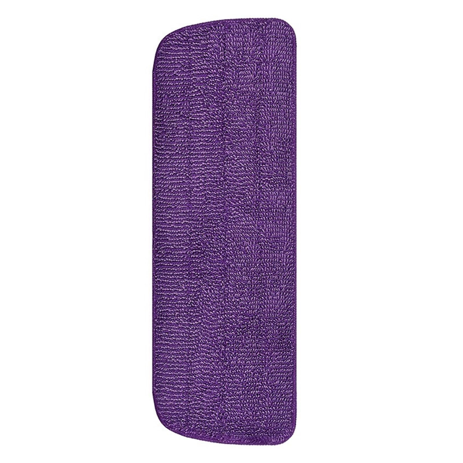 Mop replacement pad set 1/5pcs Water Replacement Mop Cleaning Pad Fit for Wet/Dry Spray Mops Washable Soft Head(Purple,5pcs)
