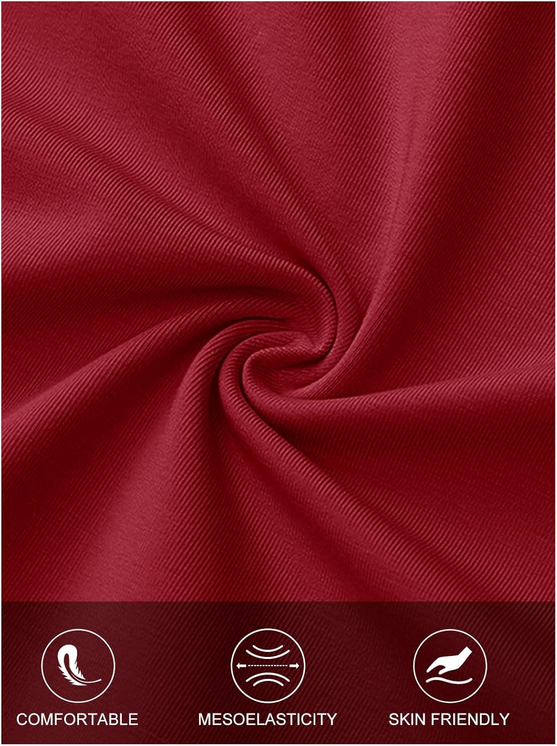 MEROKEETY Women's Fall Dresses 2025 Long Sleeve Square Neck Elegant Classy Winter Cocktail Wedding Guest Midi Dress - Image 6