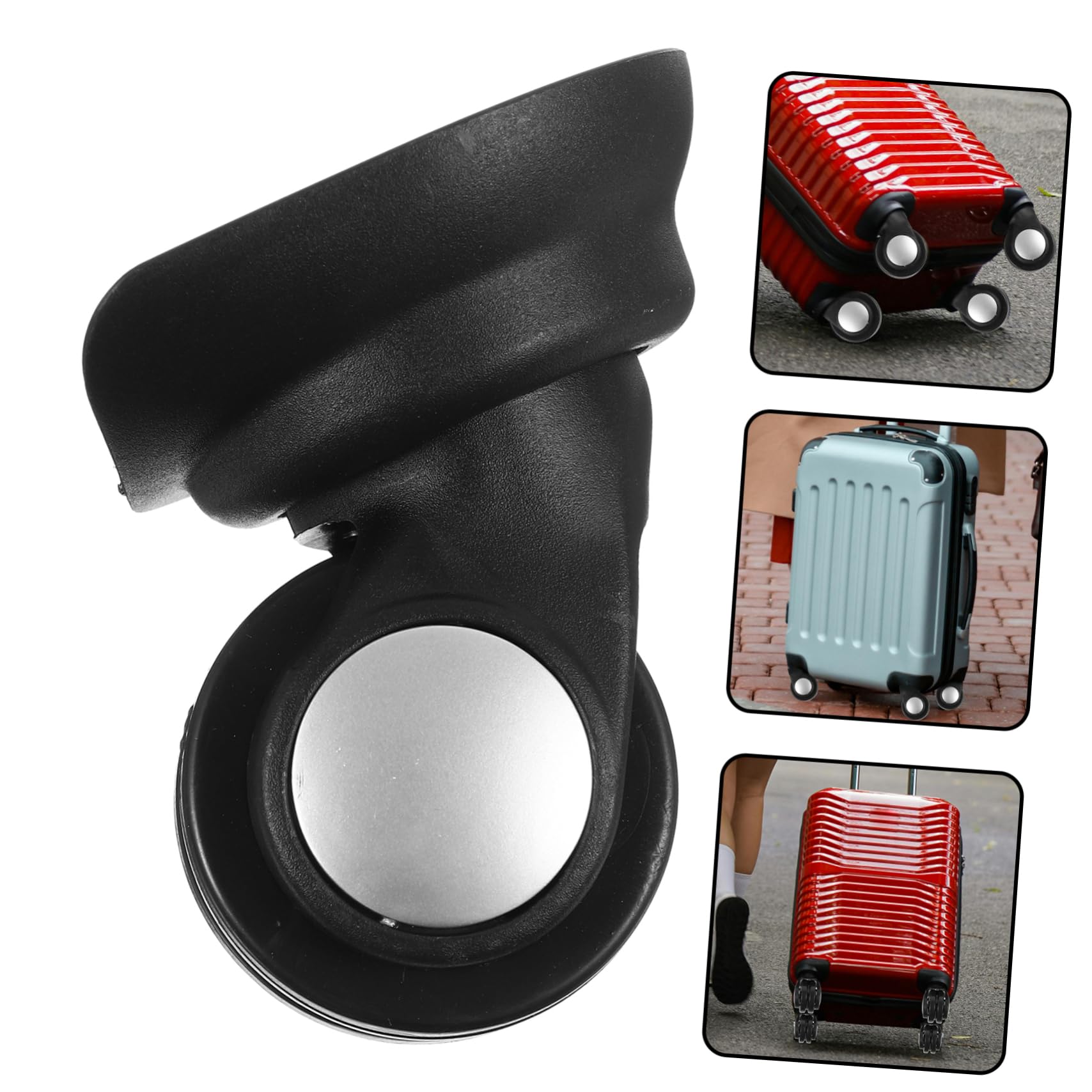 LIFKOME Kit Di Sostituzione Ruote Per Bagagli 3 Set Ruote Di Ricambio Per Valigie Strumento Di Riparazione Per Una Facile Installazione 2 Pezzi*3