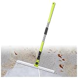 Air Broom as Seen on Tv, with 51 Long Handle Squeegee Broom for Floor, Squeegee Broom for Floor for Concrete Floor,Bathroom Tile