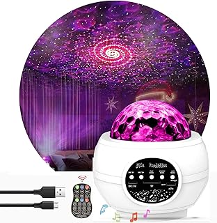 Star Projector, Atotalof Galaxy Projector with Music Speakers Timer Remote Control Starry Projector, Night Light Birthday ...