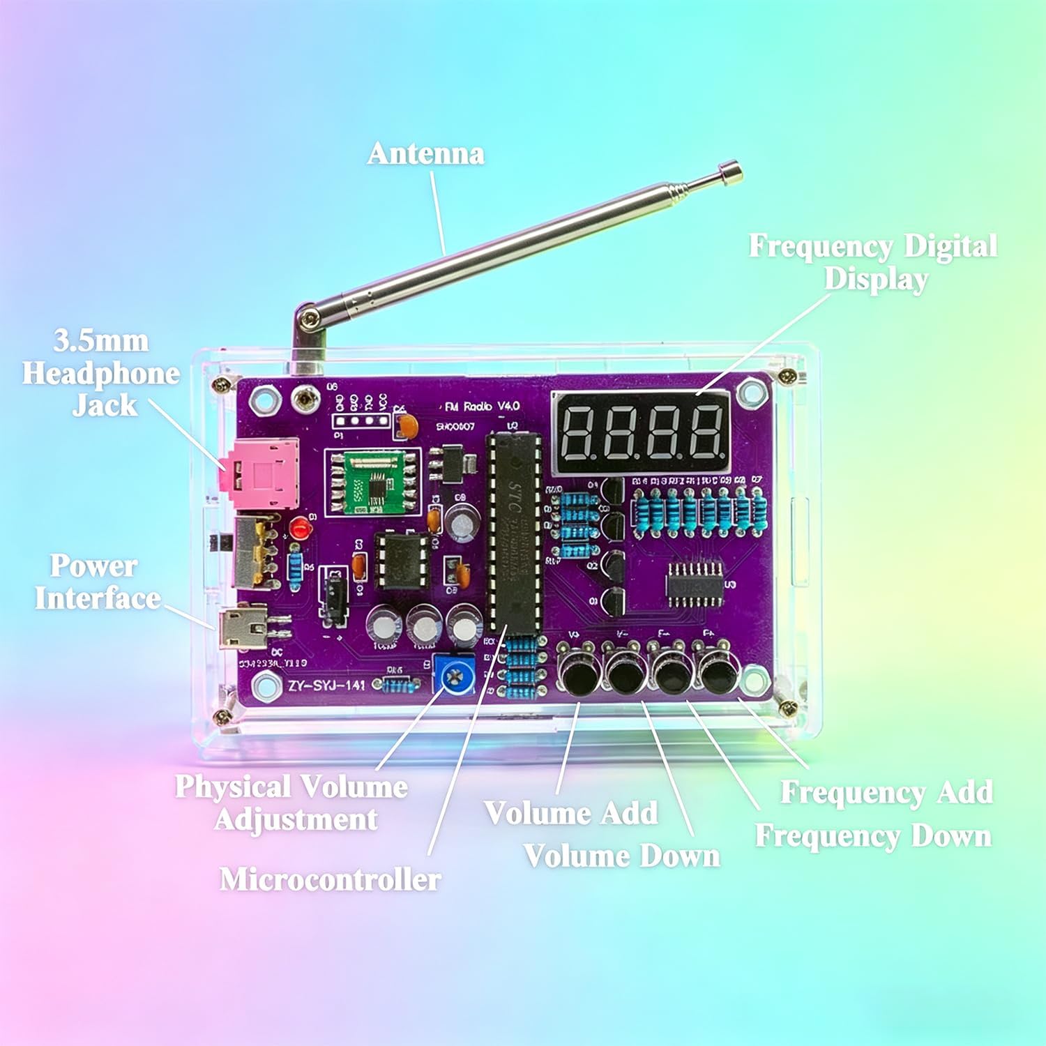 Soldering Practice Kit FM Radio Kit Electronics Kit DIY Kit Soldering Project Kit
