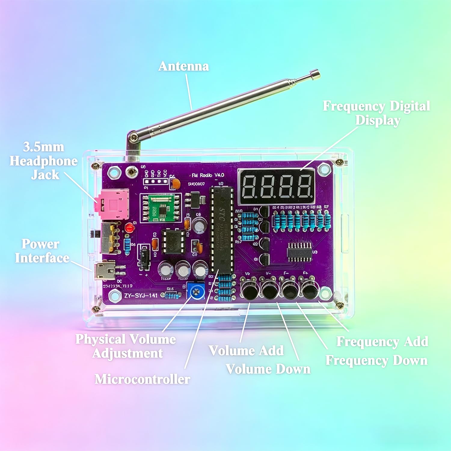 Esperimento di Oscillazione Elettromagnetica Kit DIY Tecnologia Piccola Pro9495