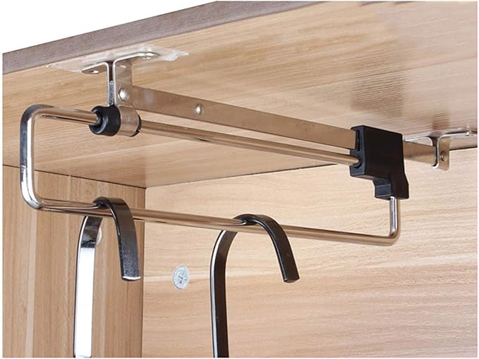 Wardrobe Hanger,Retractable Wardrobe Clothes Hanger Extending Wardrobe