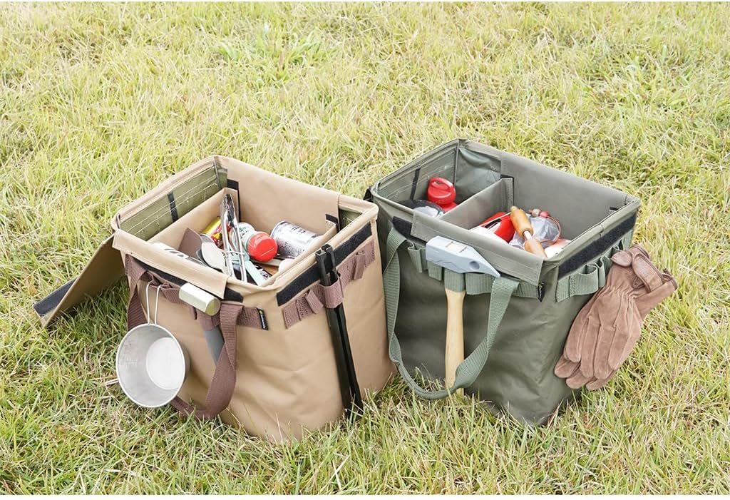 Belmont BM-385 One-Touch Tool Bucket, Olive Green
