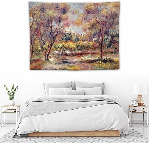 Miniatura 5 de Pierre-Auguste Renoir Drawing Poster Painting On Wall Art Tapestry Scroll Picture Print Living Room Walls Decor Home Tapestries 30"x40"