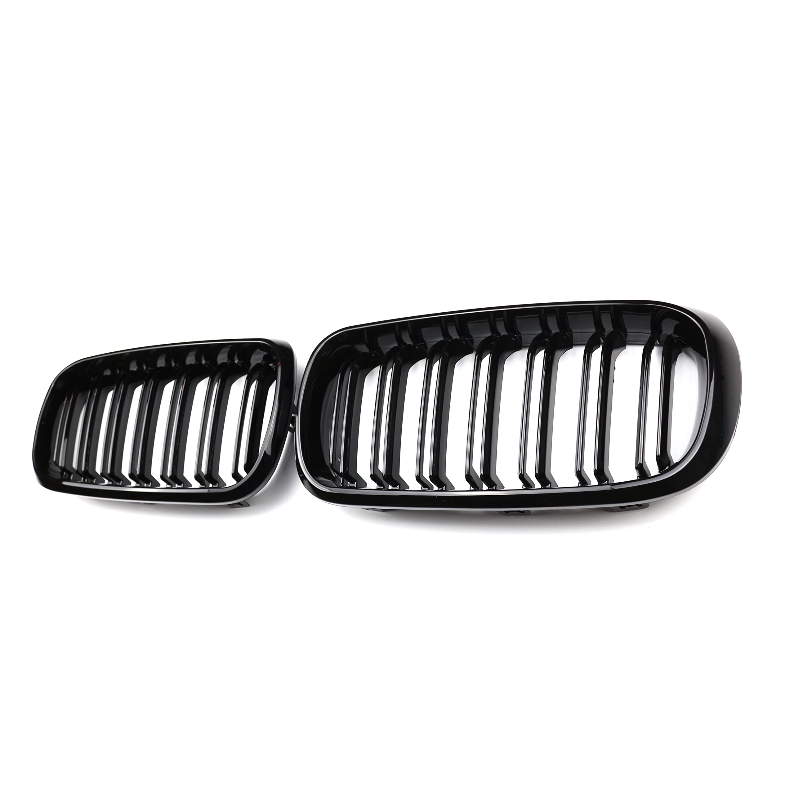 Griglia per radiatore adatta per BMW F15 X5 35i 35iX 35dX 40eX 50iX (xDrive) (2014-2018) F16 X6 35i 35iX 50iX (2015-2019), X5M X6M (2015-2019), nero lucido Radiatore anteriore Griglia