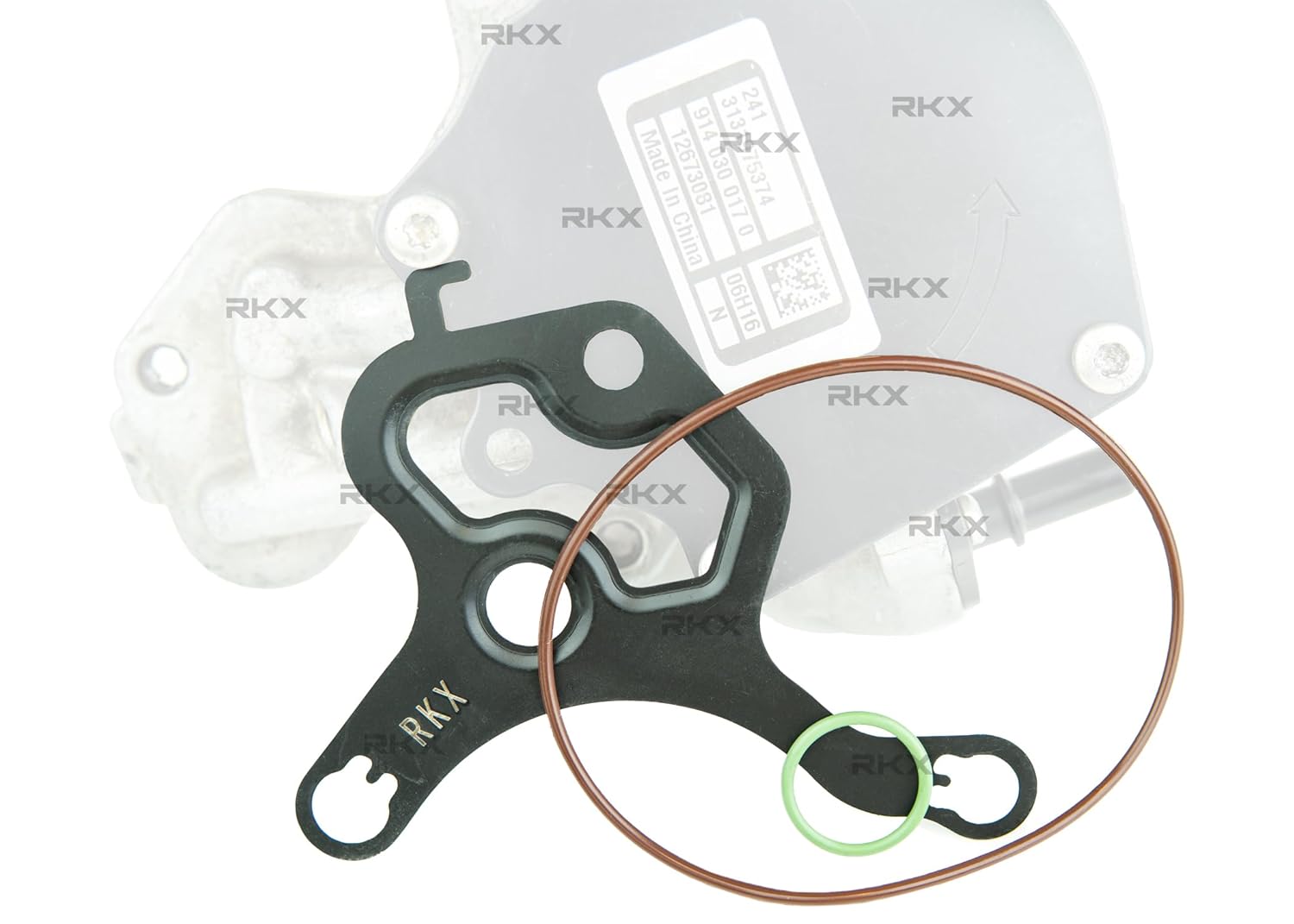 RKX Brake Booster Vacuum Pump Rebuild kit Compatible with GM Chevy GMC Cadillac 2.0L 2.5L 12686657