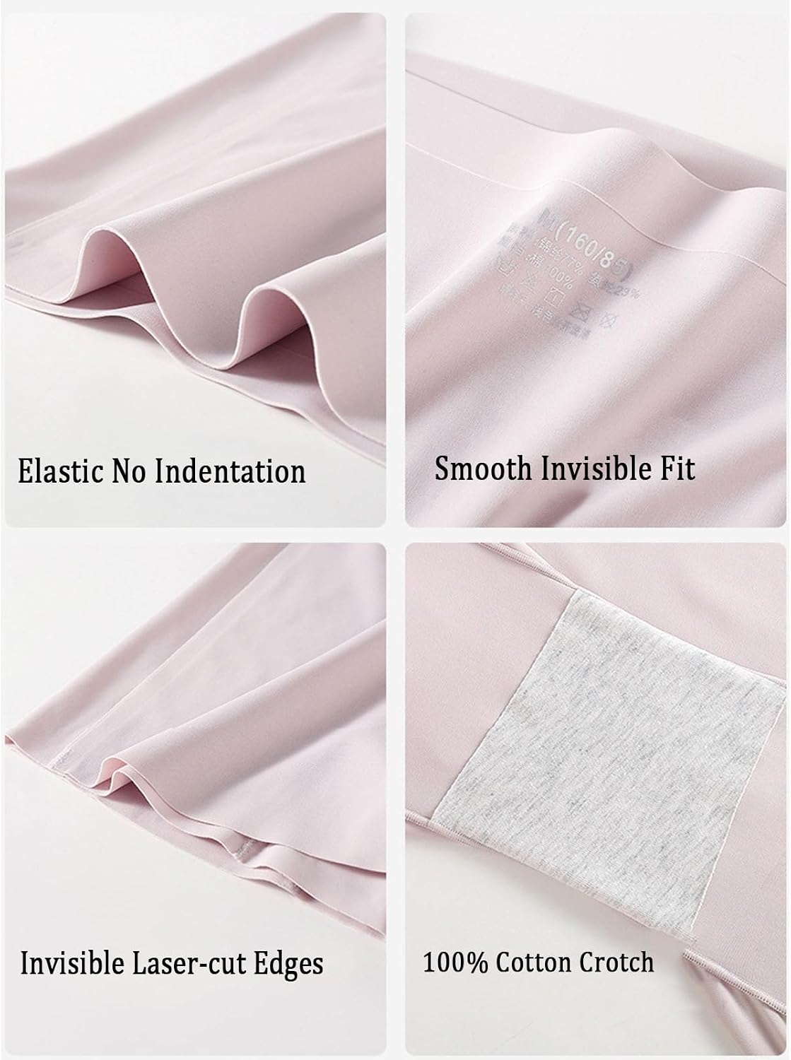 Women's Half Slip Shorts for Under Dresses Seamless Concealer Underwear Invisible Proof Safety Panties 3 Pack