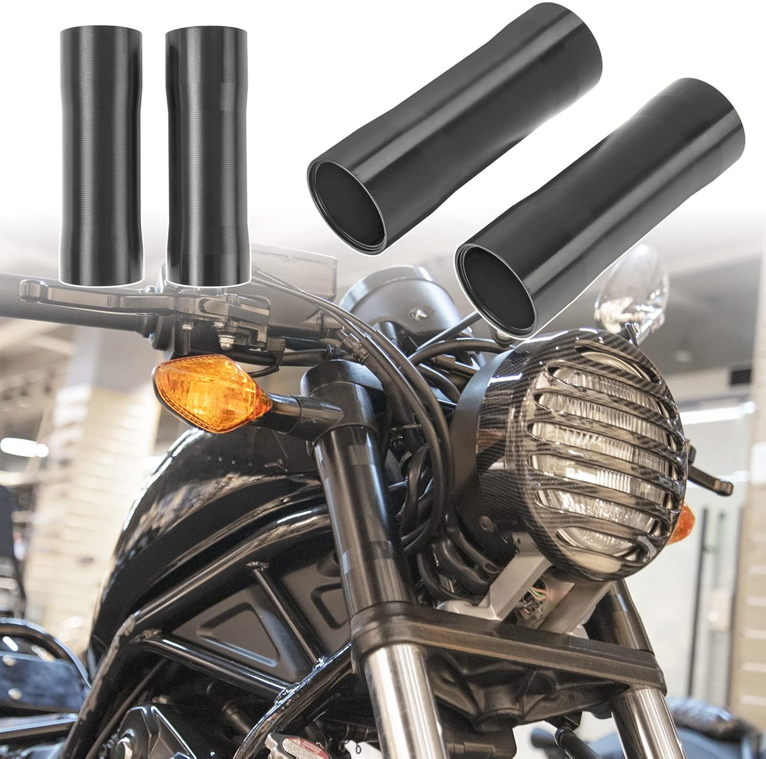 Lorababer Motorcycle Rebel 300 500 Boot Slider Covers, 1 Pair Left