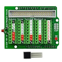 Vista 2 de Electronics-Salon Módulo Breakout de Bloque de Terminales de Tornillo Arduino, para Arduino UNO R3.