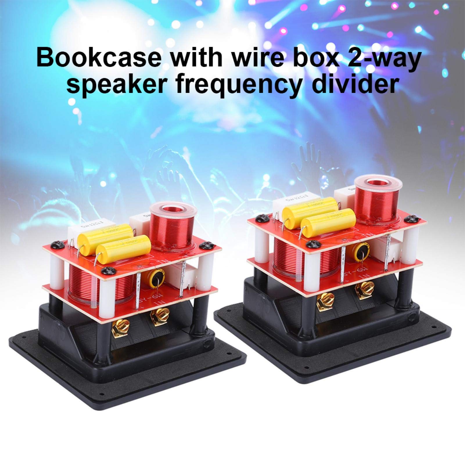 Crossover Audio 2 Vie Professionale Per Altoparlanti Da 12" E 15" - Divisore Di Frequenza 2500Hz, Potenza 400-600W