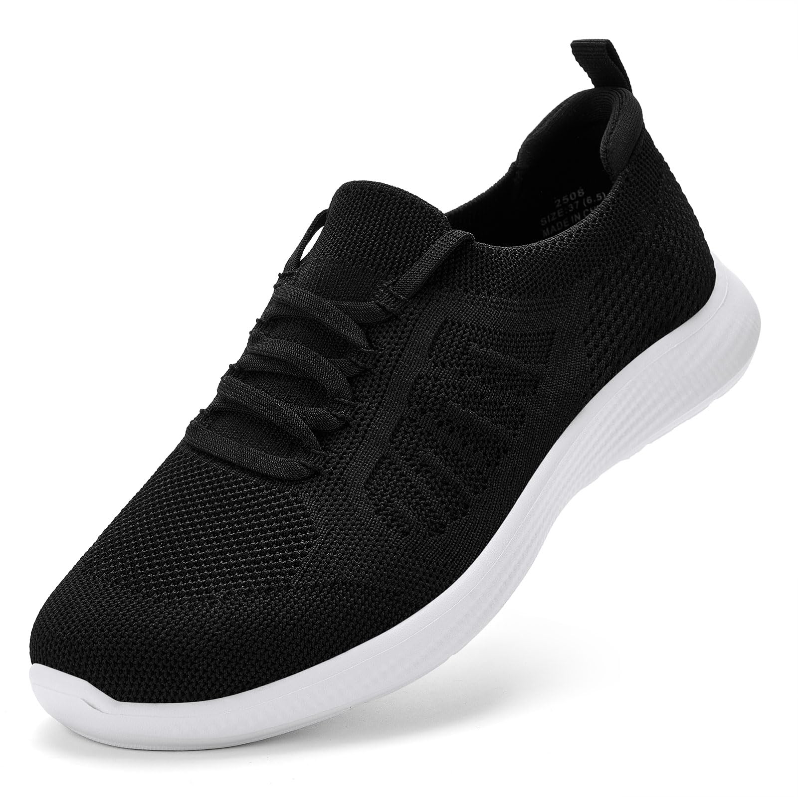 Puxowe Sneaker Damen Slip On Freizeit Laufschuhe Memory Foam Bequeme Sportschuhe für Walking Jogging