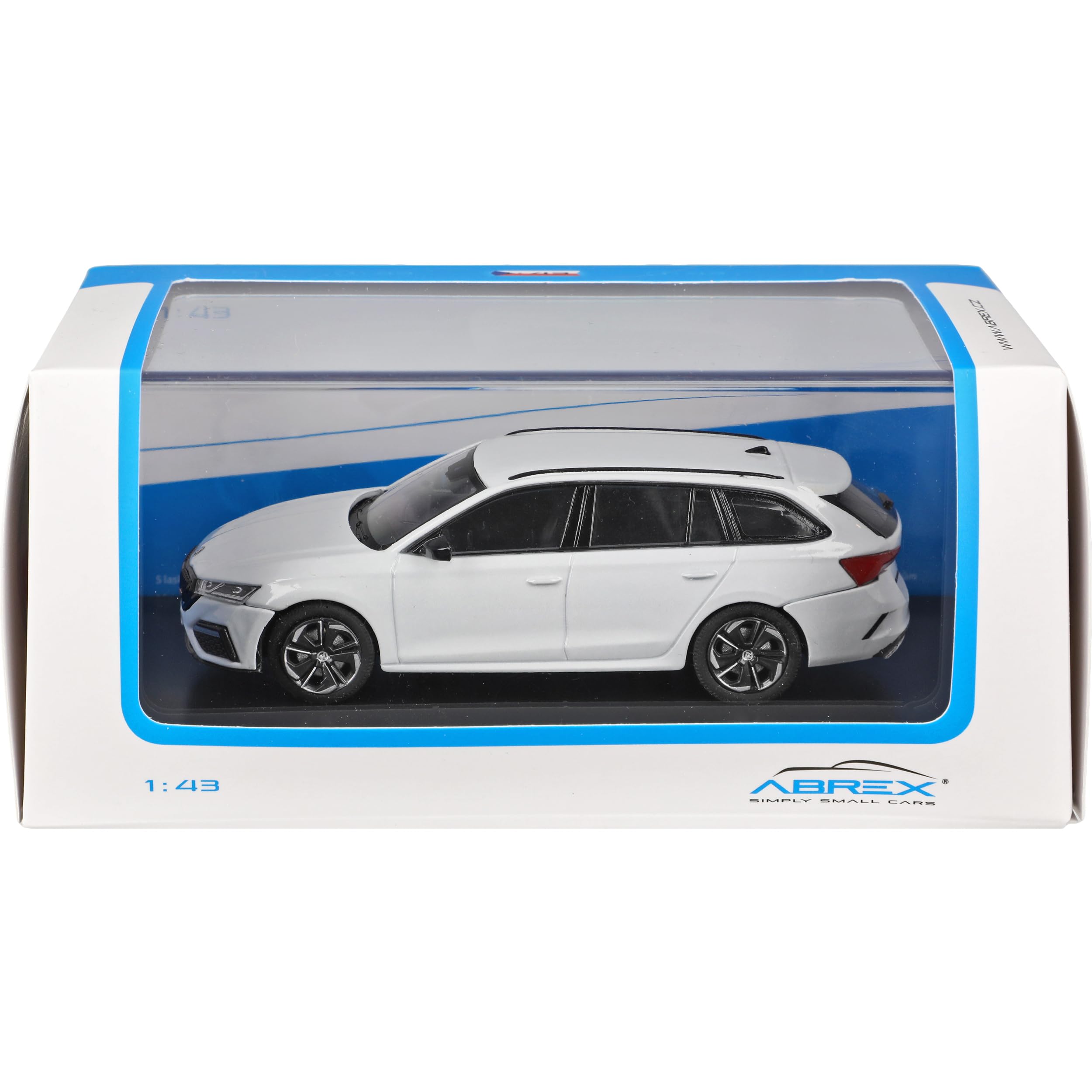 MINIATURE SKODA OCTAVIA IV Combi RS Blanche - 1/43 - Die Cast Car model Abrex EUR 49,00 - FR