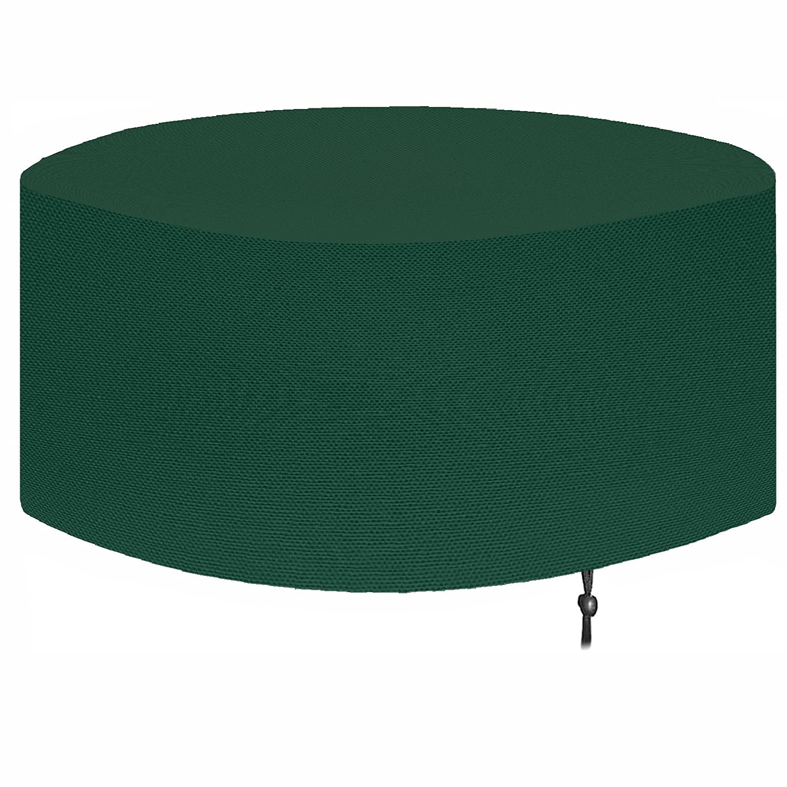 AXFZZRS Garden Furniture Covers, Round Patio Furniture Set Covers Waterproof, Windproof, Anti-UV, Tear-Resistant 420D Oxford Outdoor Garden Table and Chair Cover - Green (180x100cm)