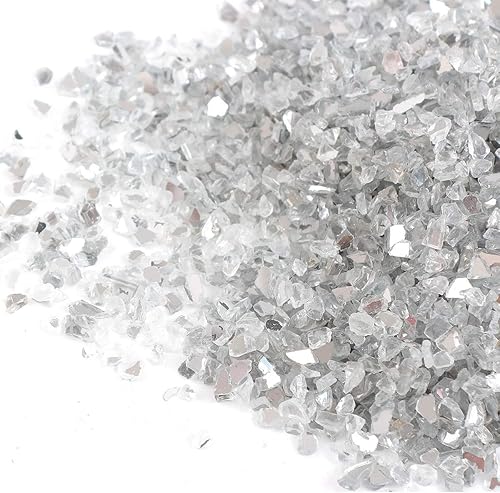 Miniatura 3 de Grava de vidrio reflectante de alto brillo, gemas de fuego, gotas de fuego, piedras de cristal de fuego, piedras para chimenea, pecera, acuario,