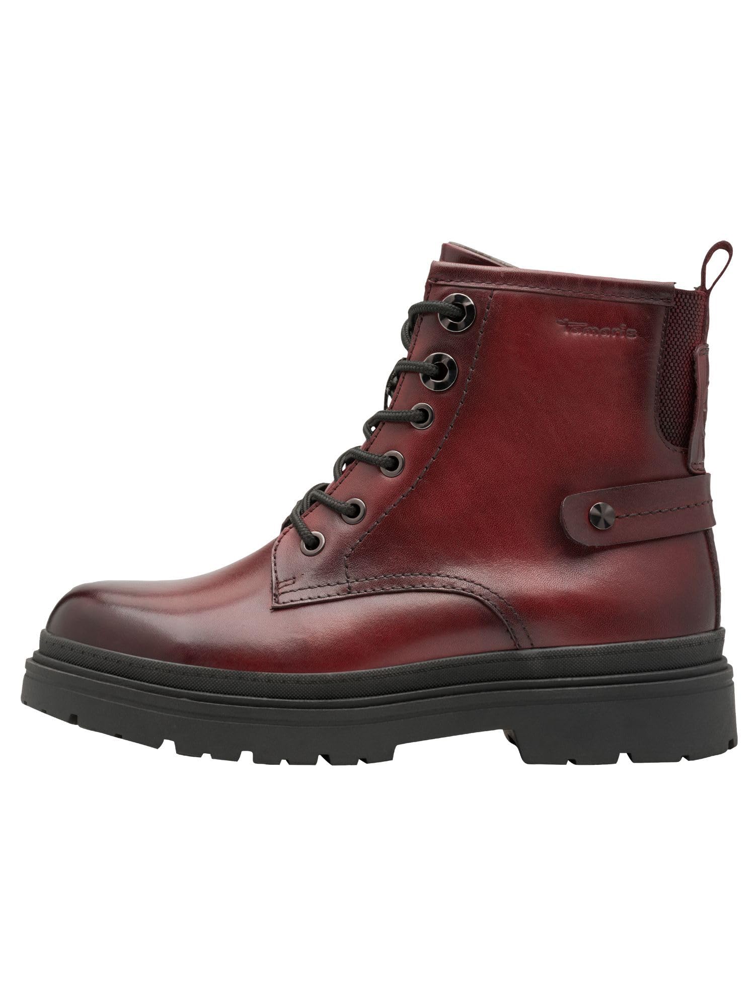 Tamaris Kobiety Tamaris Comfort Lace Boot FlatBut do środka łydki