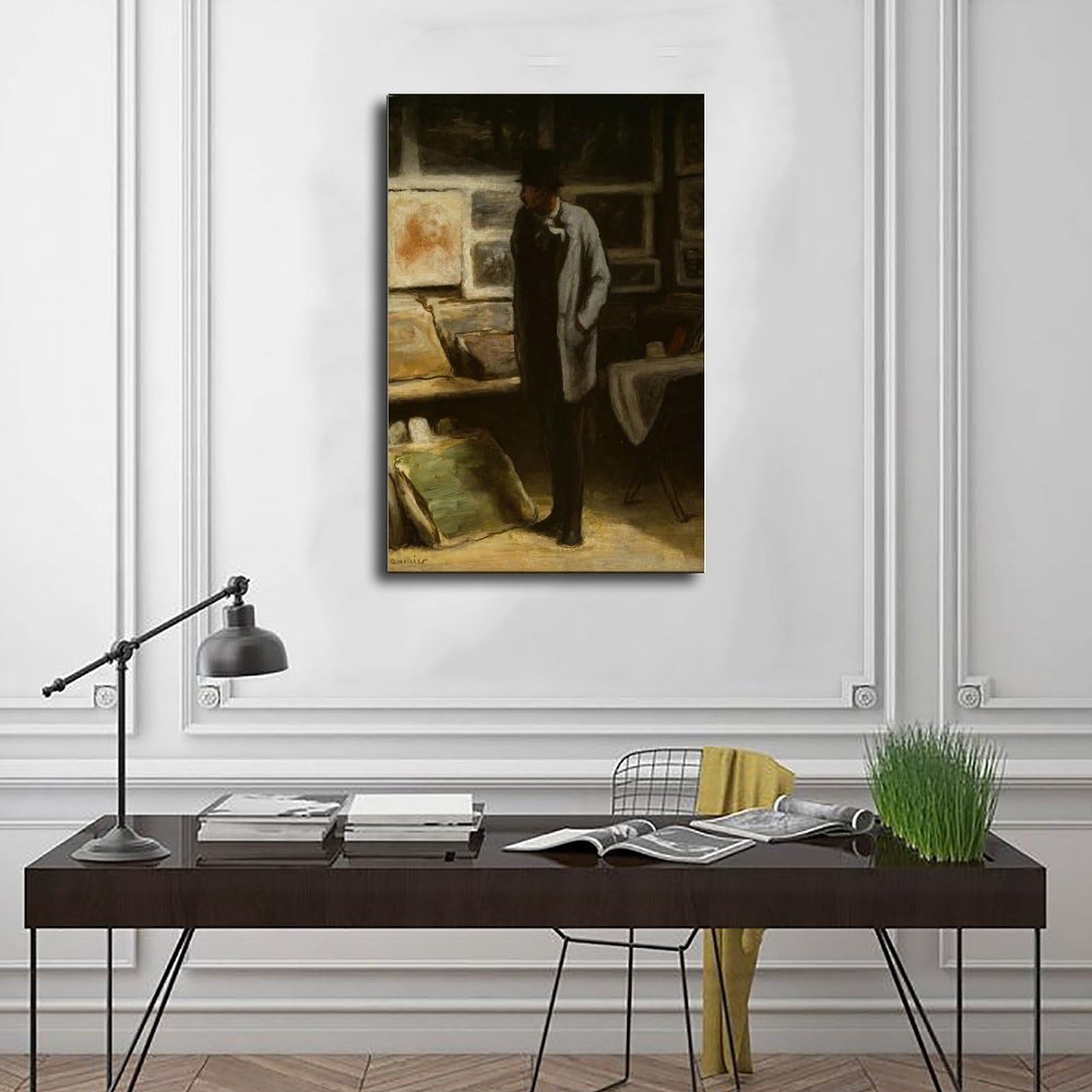 Honoré-Victorin Daumier Kunstdruck auf Leinwand, Wandkunst, Poster und Drucke, ästhetische Raumdekoration, für Schlafzimmer, Büro, 40 x 60 cm