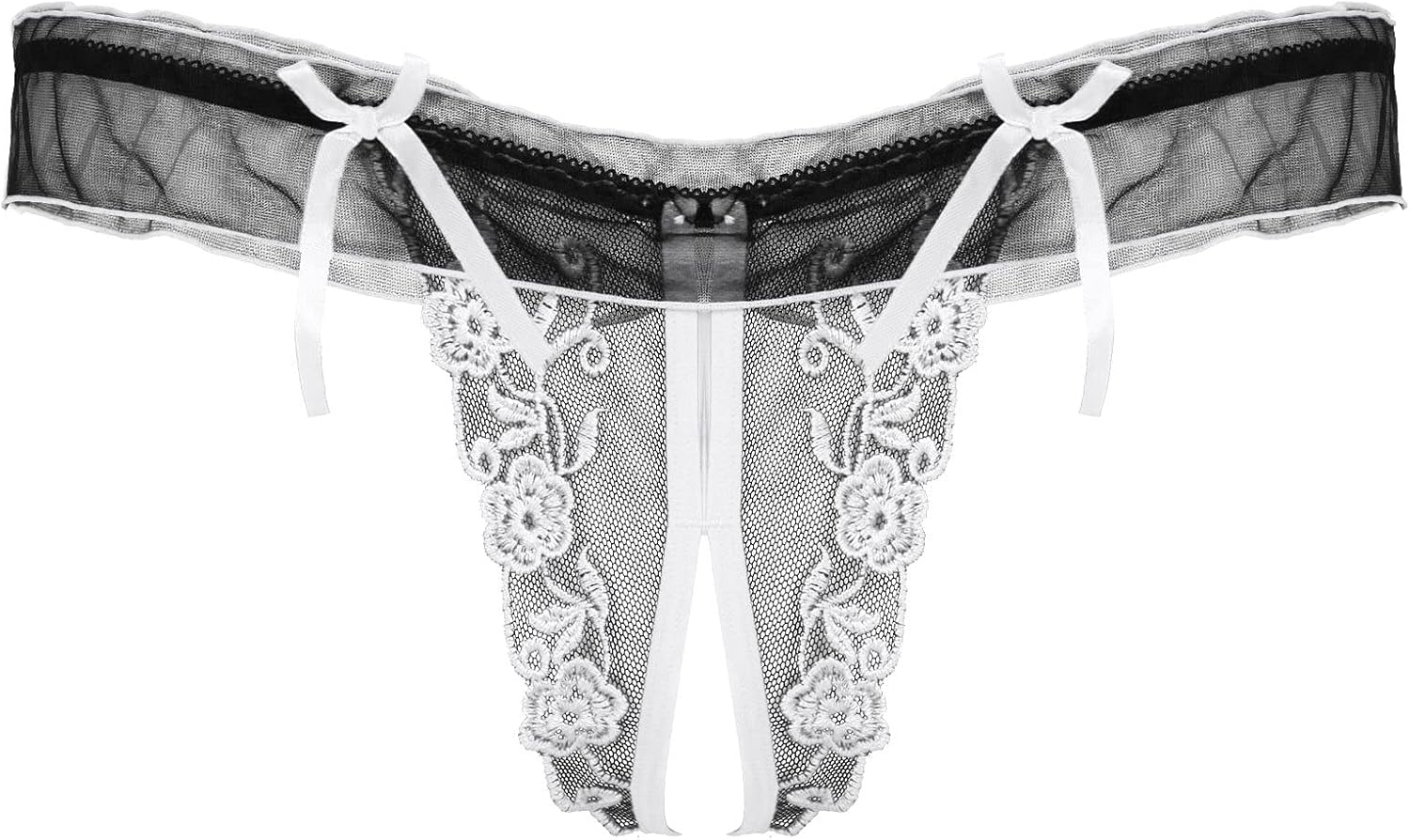 JEATHA G String Homme Tanga Sexy Ouverte Fesse Slips Gaine de Pénis