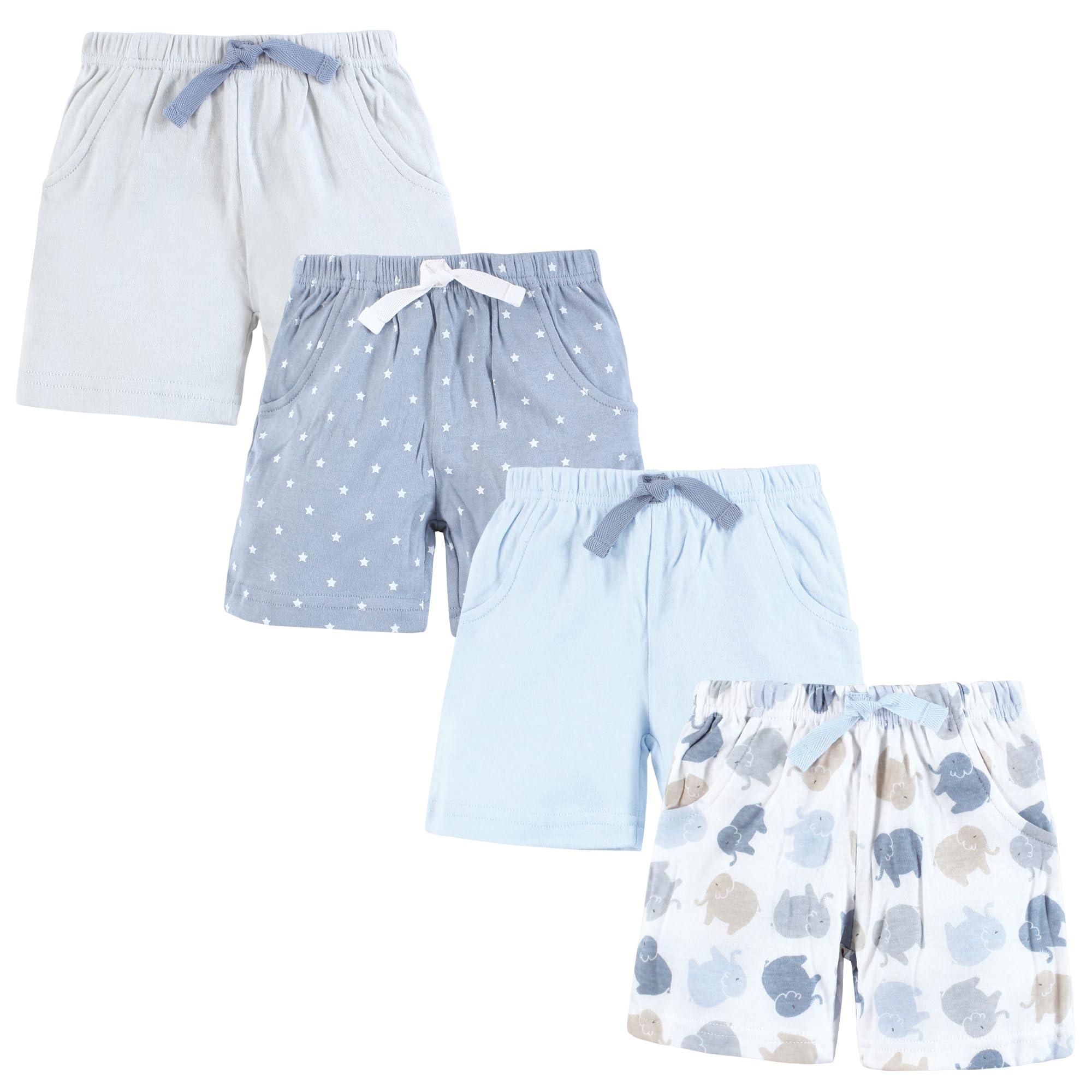 Unisex Baby Shorts Bottoms 4-Pack