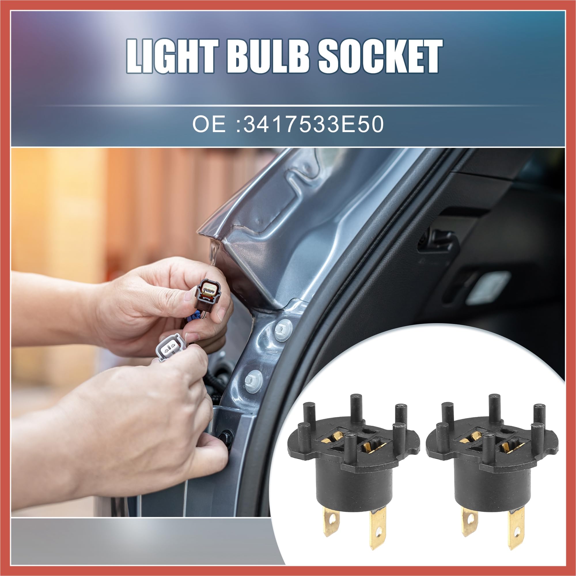 ACROPIX Soquetes de lâmpada de seta No.3417533E50 Soquetes