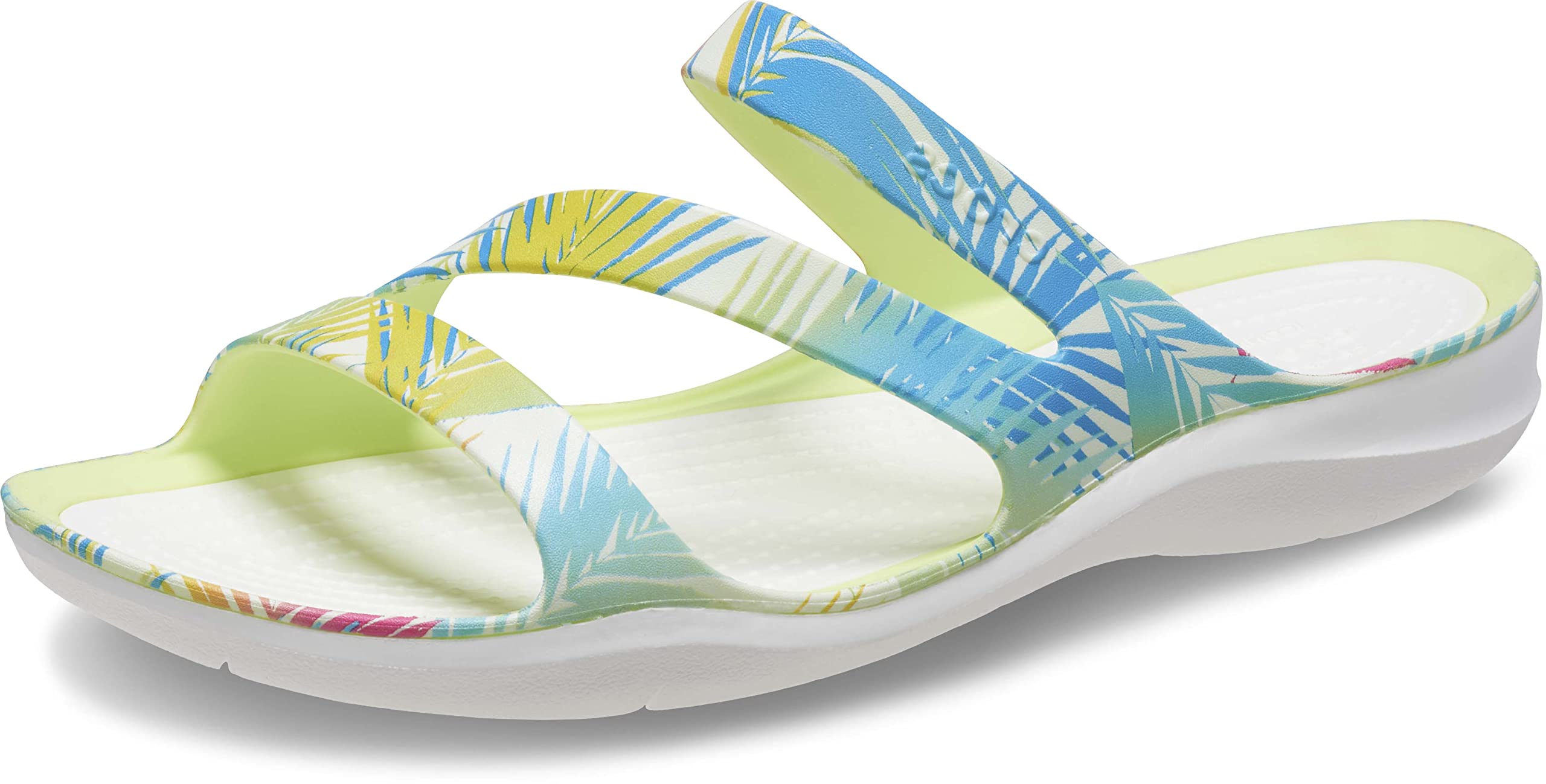 Crocs Womens SwtwtrAmnGrcSnd White/Tropical Sandal-2 Kids UK (208838-1C8) (B0BF5T7FCB) Amazon Price History, Amazon Price Tracker