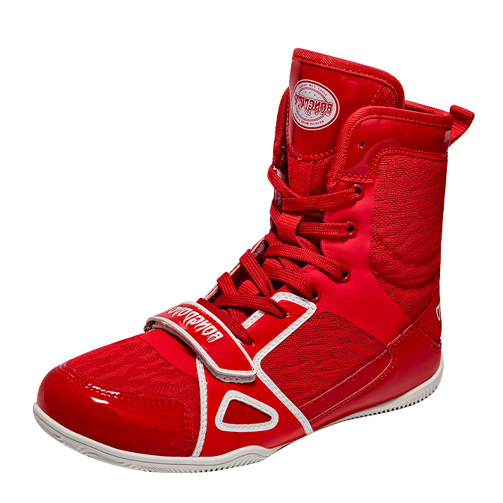 Scarpe da Boxe da Uomo Leggere Alte Sportive da Palestra A Piedi Nudi Antiscivolo per Combattere E Lottare