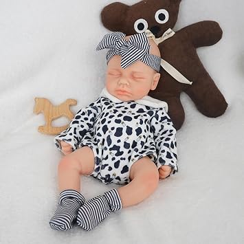 Boy 12 Inch, Full Body Silicone Baby Doll, Reborn Baby Dolls Silicone Full Body, Not Vinyl, Posable Newborn, Realistic Baby Doll