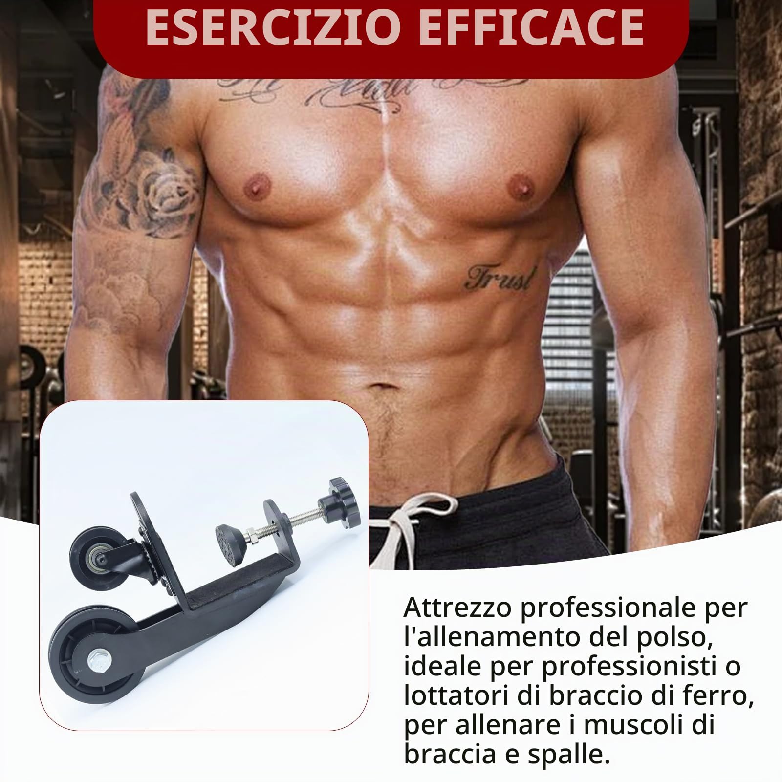 Sistema di pulegge per l'allenamento del polso Attrezzatura professionale per l'allenamento del polso con perni di caricamento e maniglie Attrezzatura per l'allenamento del polso