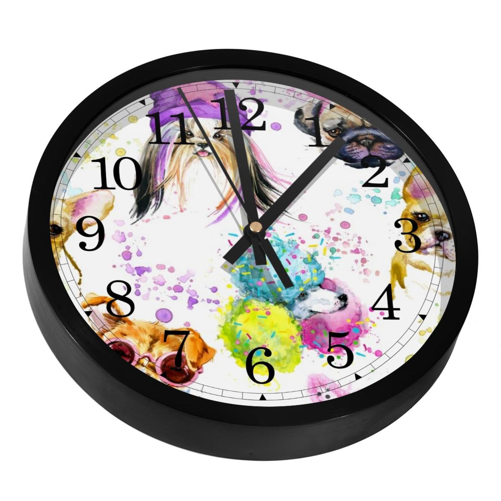 Horloge murale silencieuse pour cuisine et bureau design
