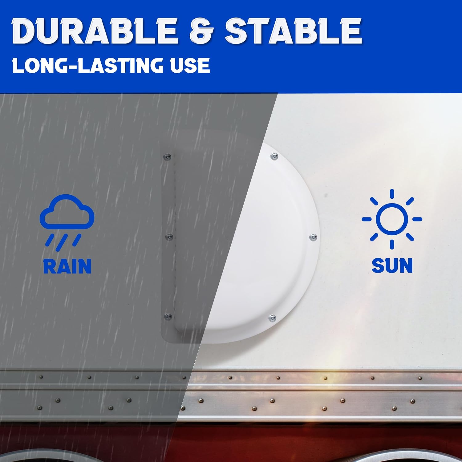 Lonffery RV Vent - RV Vent Covers for Trailer - RV ATV Cycle Truck Cargo Work Trailer Side Air Vents