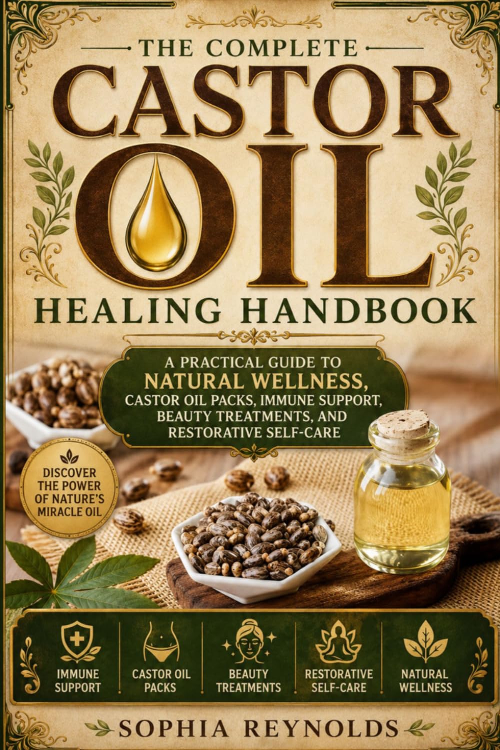 The Complete Castor Oil Healing Handbook: A Practical Guide to Natural Wellness, Castor Oil Packs, Immune Support, Beauty Treatments, and Restorative Self-Care