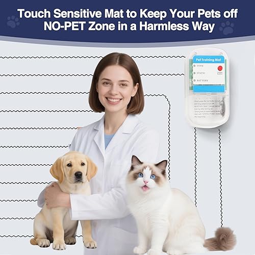 Miniatura 5 de PAPARELA Scat - Alfombrilla de choque para perros y gatos en interiores, tapetes de choque para mascotas para entrenar mascotas, tapete repelente