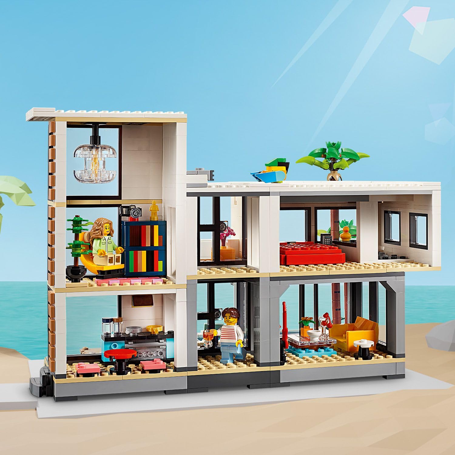 mona✨5点☆ LEGO Creator 3'ü 1 Arada Modern Ev 31153 – 9 Yaş ve Üzeri İçin 3