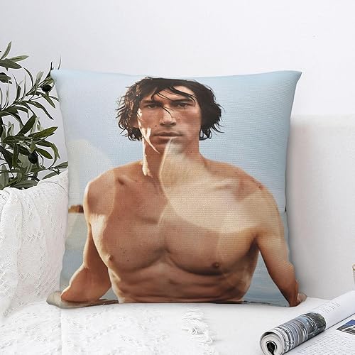 Miniatura 4 de Adam Driver - Fundas de almohada cuadradas suaves y modernas, funda de almohada decorativa, decoración del hogar para cama, sofá, sala de estar,
