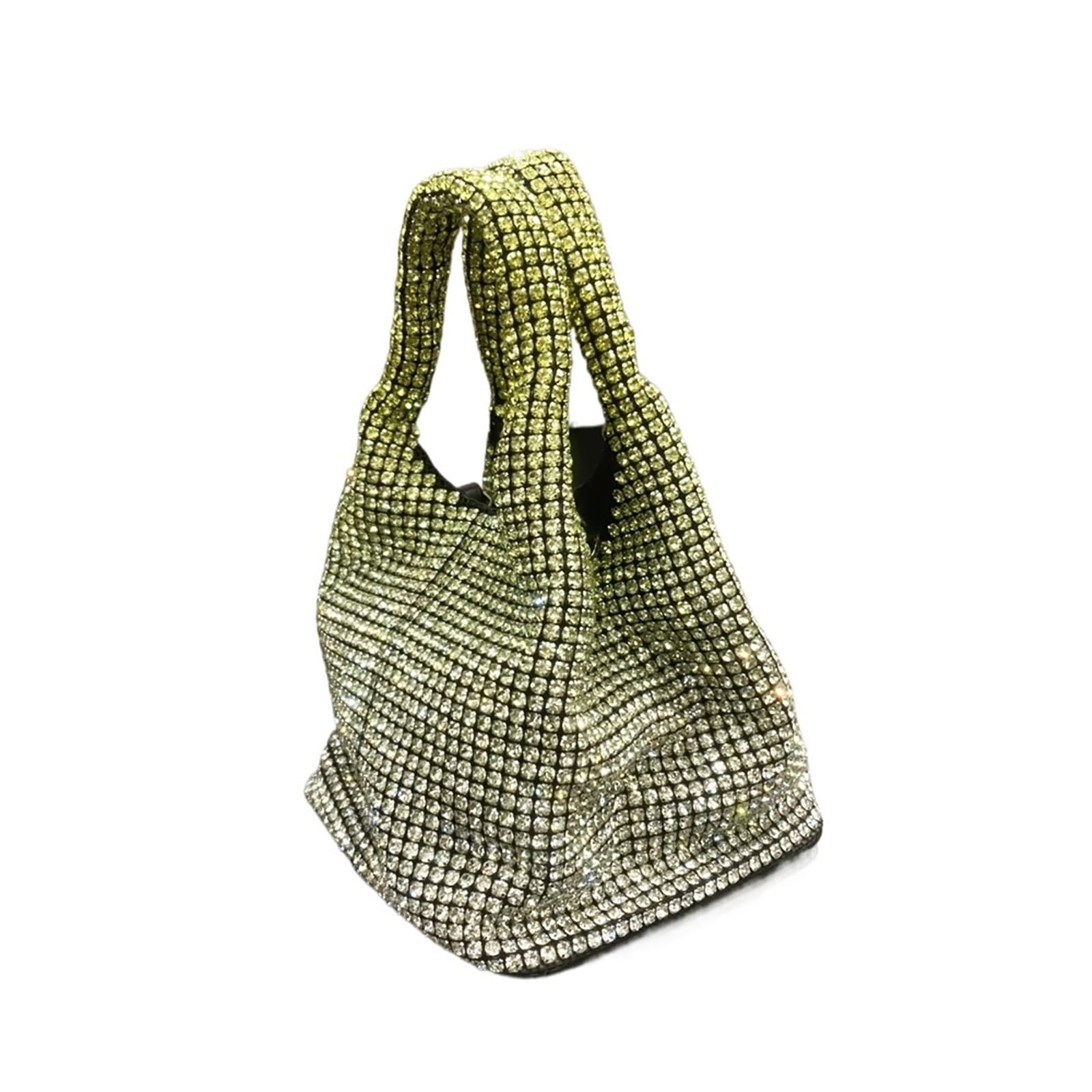 Bolso Con Pedrería Bolso de mano de noche con diamantes de imitación, bolso de mano, bolso de hombro Hobo, bolso de mano de cristal brillante, bolso tipo cubo