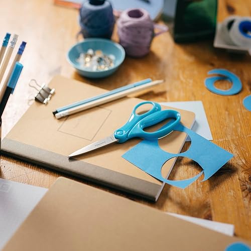Miniatura 9 de Fiskars Tijeras para estudiantes de 7 pulgadas para niños de 12 a 14 años, tijeras para la escuela o manualidades, suministros de regreso a la
