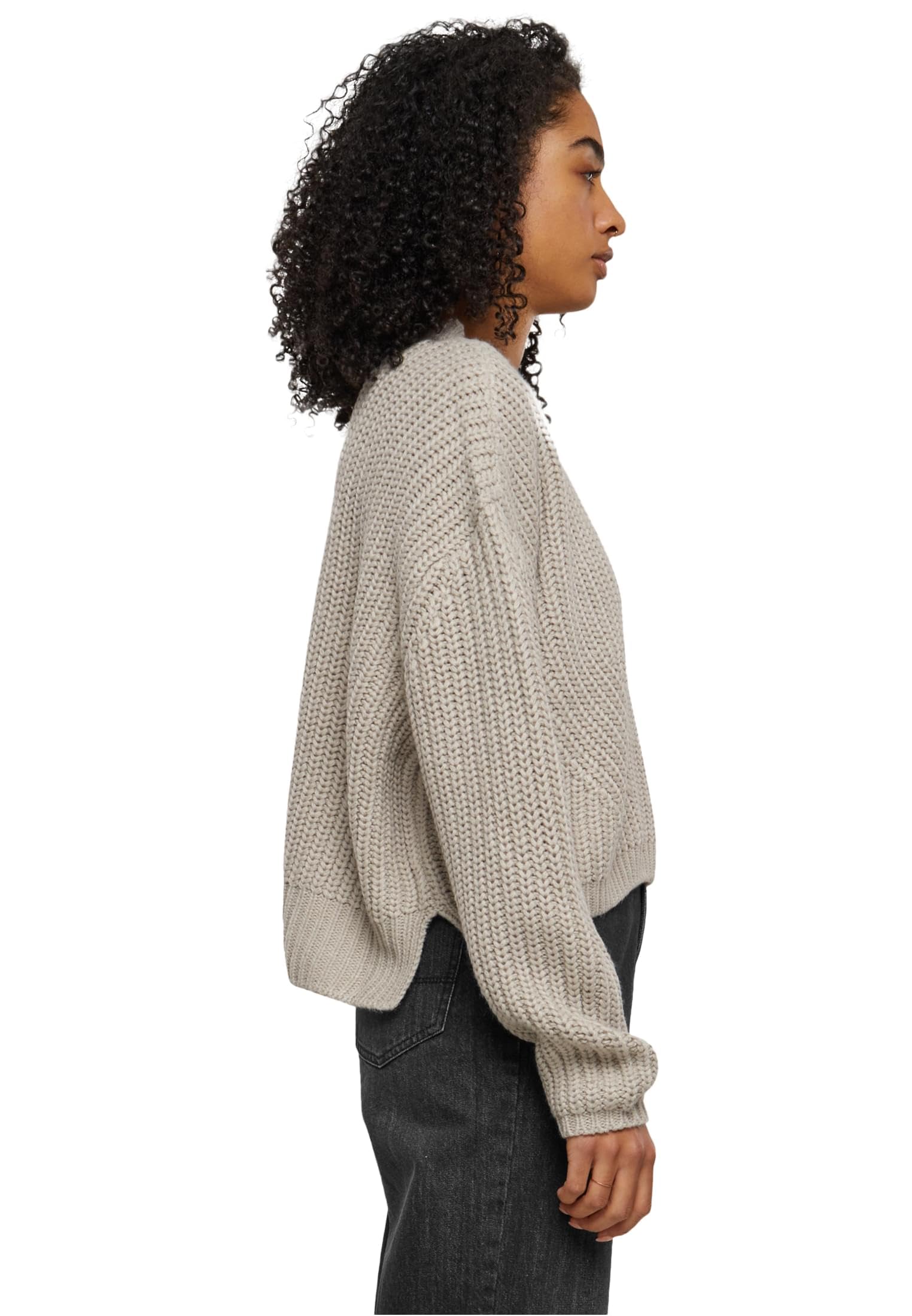 Urban Classics Damski sweter oversize strój dresowy damski, Warmgrey, 4XL