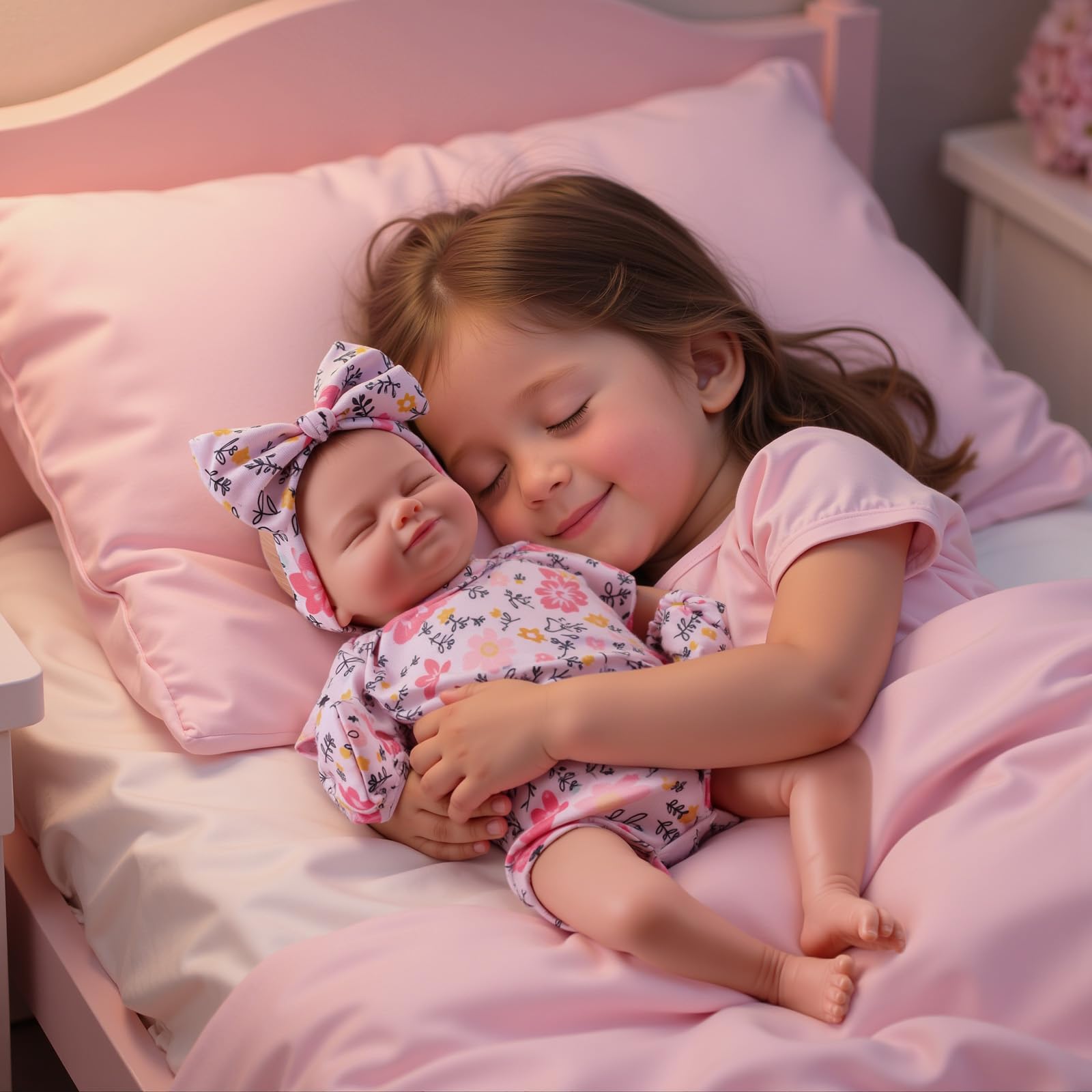 BABESIDE Muñeca Reborn Niña 43cm Realista Vinilo Suave con Accesorios