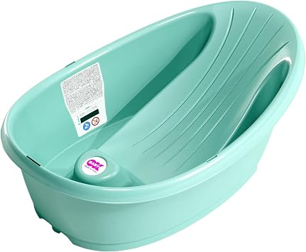 OKBABY Onda Baby Compact Baby Bath Tub, 0-12 Months, Turquoise