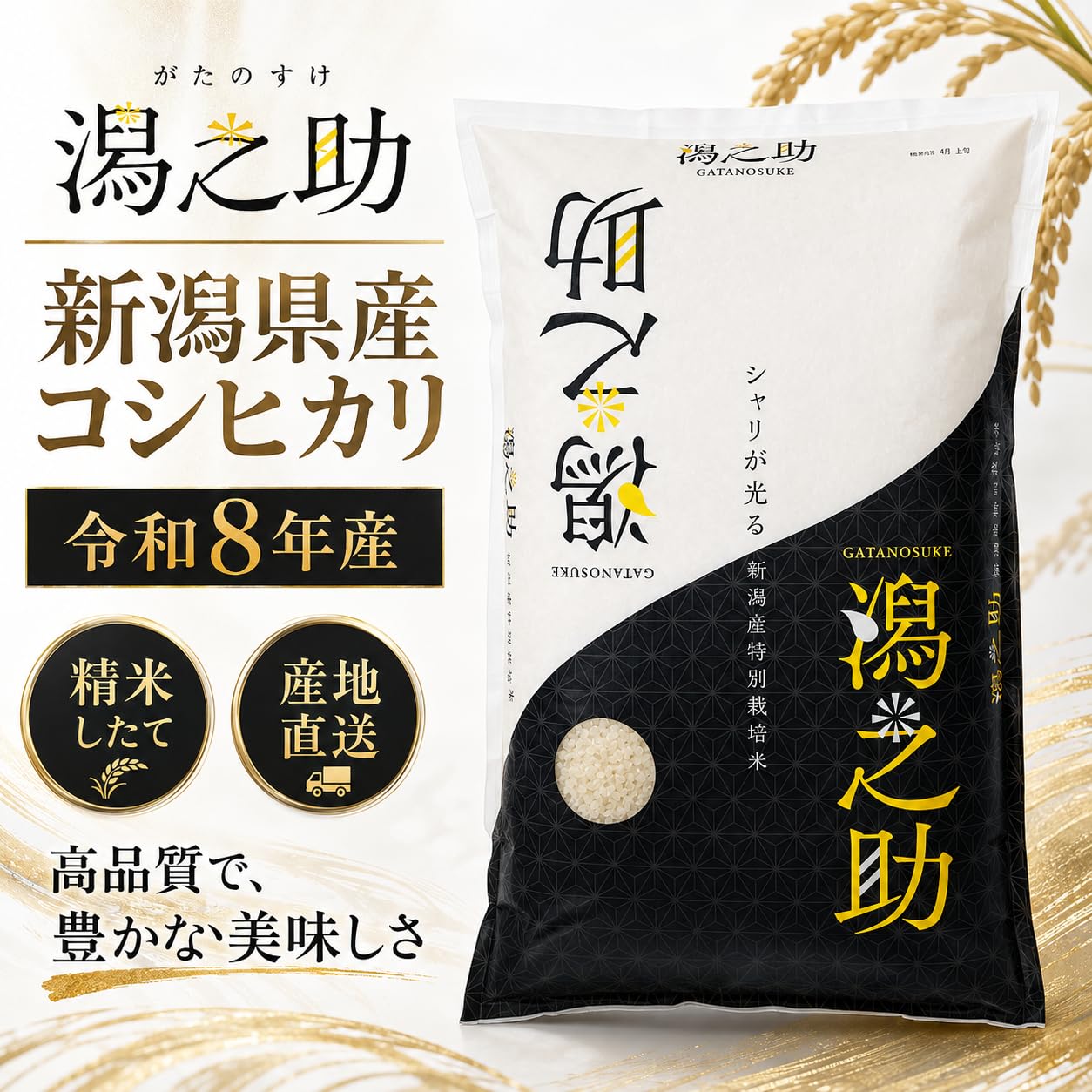 Amazon.co.jp: 【新米】新潟県産コシヒカリ(5kg)令和8年産 特別栽培米