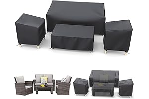 STARTWO Waterproof Heavy Duty Outdoor Furniture Covers, 4-Piece Set