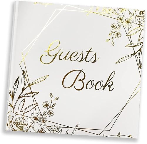 Wedding Guest Book 32 Sheets Photo Album Guest Book for Wedding Reception with G
