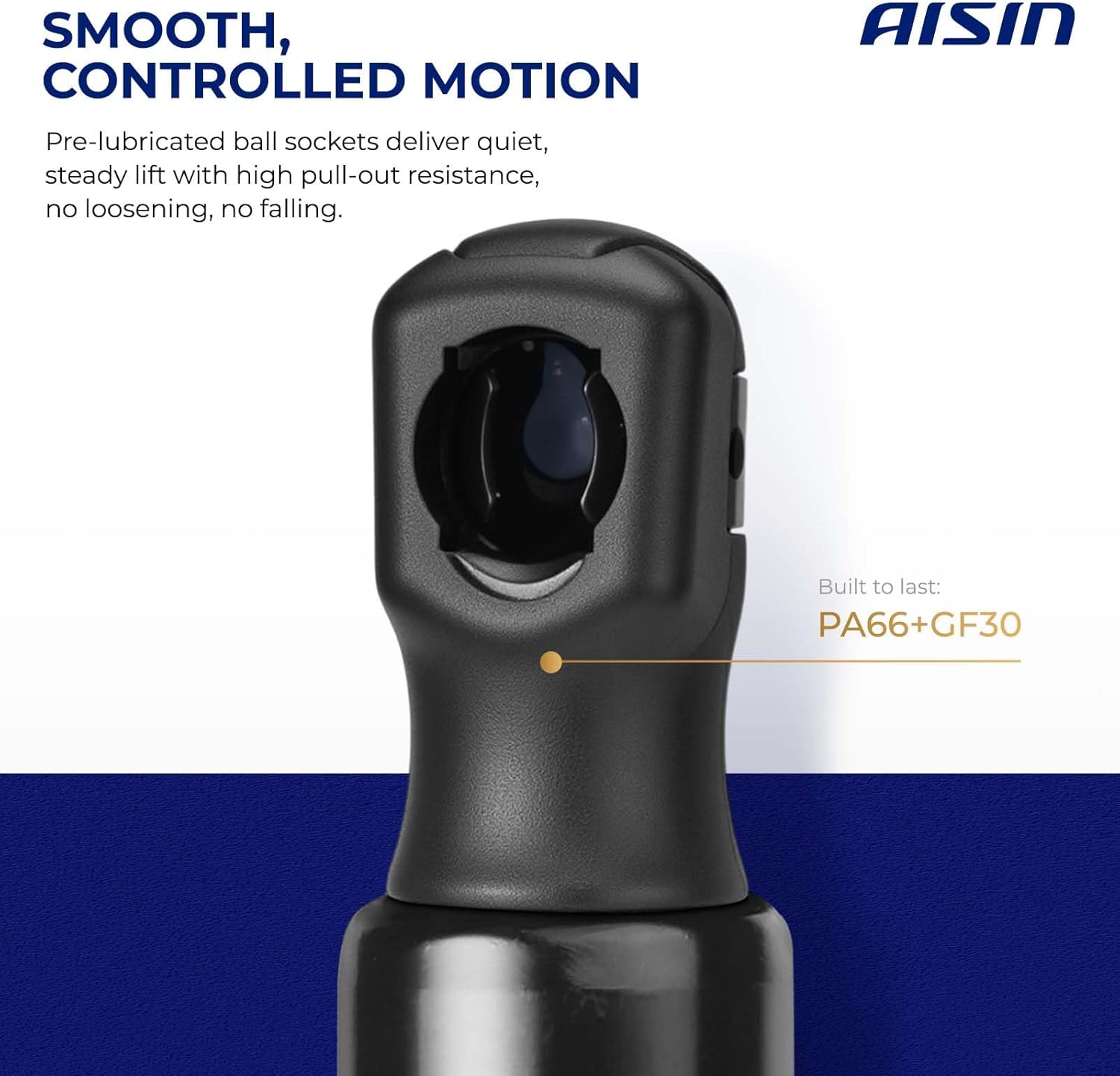 AISIN AFTERMARKET GASFD-00678 Rear Tailgate Lift Supports Shock Struts - Compatible with Ford Explorer 2011-2015, Police Interceptor Utility 2013-2015 - Set of 2